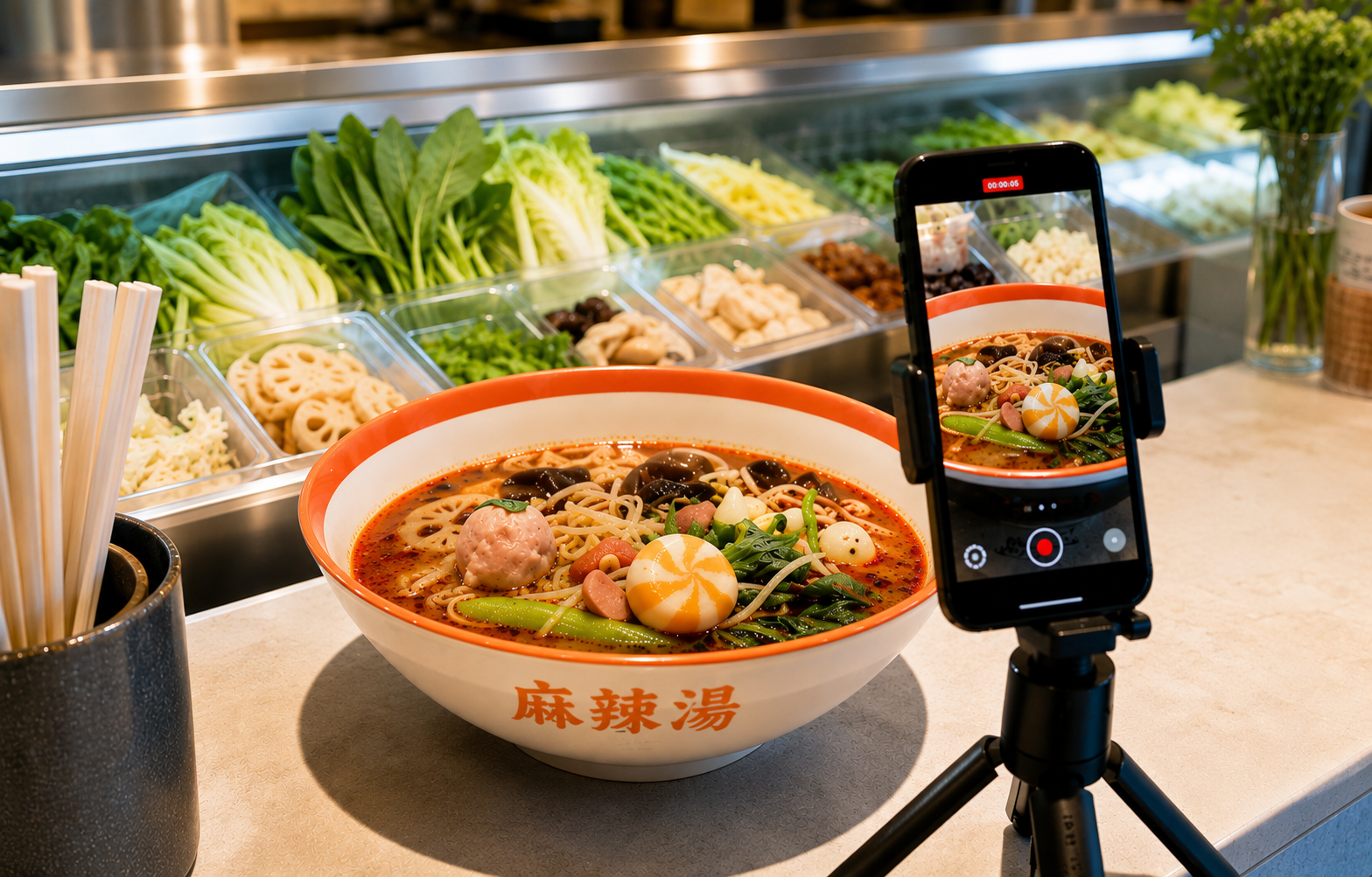 麻辣湯専門店のSNS運用実績